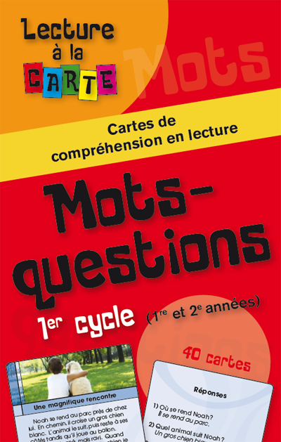 Lecture à la carte - Mots-questions 1er cycle