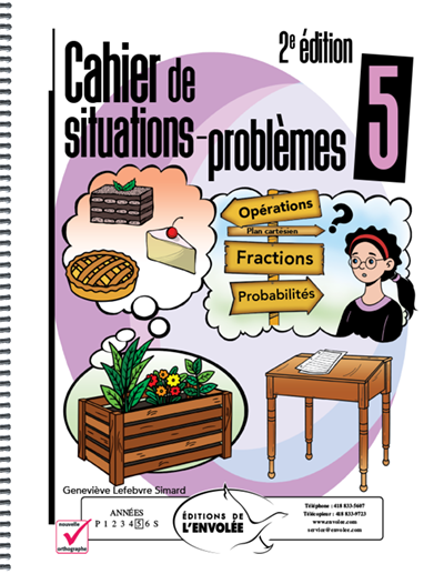 Cahier de situations-problèmes 5 - 2e édition