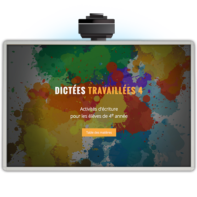 Dictées travaillées 4