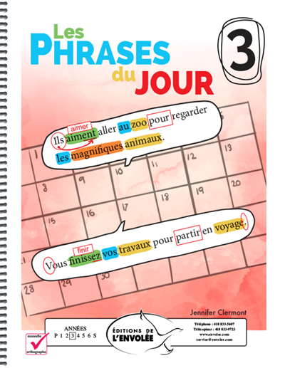 Les phrases du jour 3