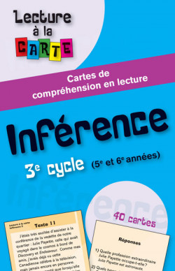 Lecture à la carte - Inférence 3