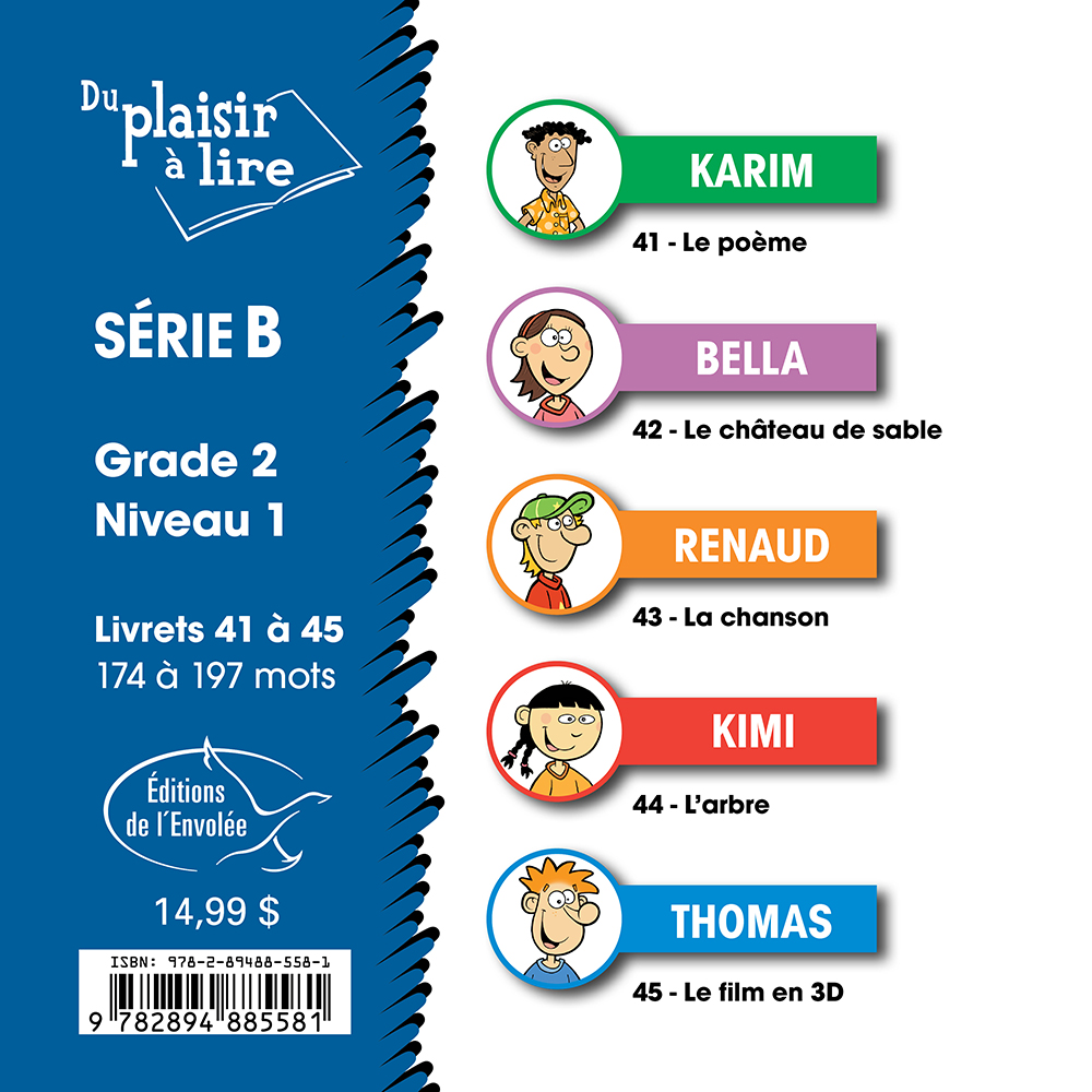 Du plaisir à lire - Série B (Grade 2 - Niveau 1)