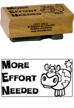 Estampe bois More Effort Needed