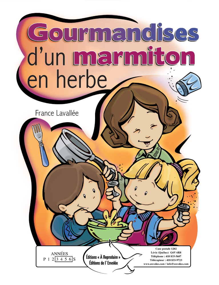 Gourmandises d'un marmiton en herbe - en PDF
