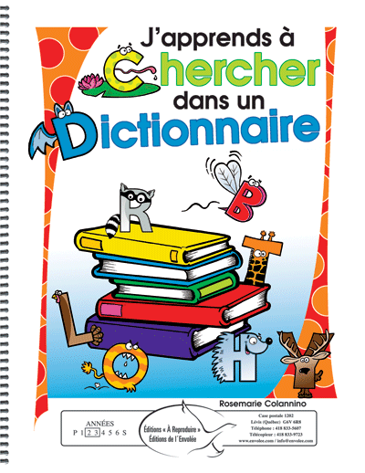 J'apprends à chercher dans un dictionnaire