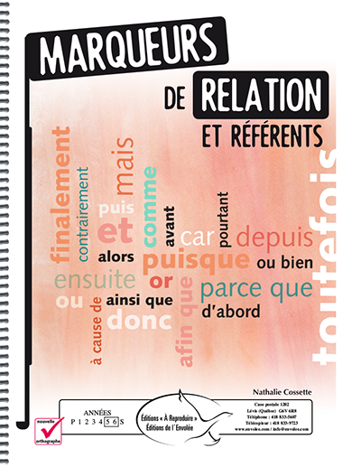 Marqueurs de relation et référents