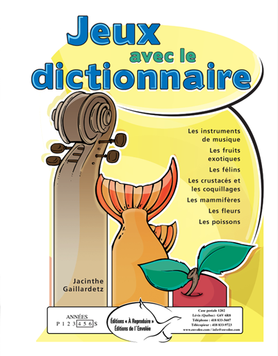 Jeux avec le dictionnaire - en PDF