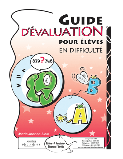 Guide d'évaluation pour élèves en difficulté - en PDF