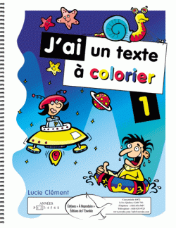 J'ai un texte à colorier 1