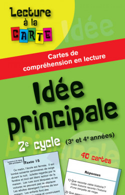 Lecture à la carte - Idée principale 2