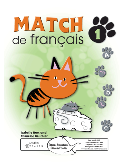 Match de français 1 - en PDF
