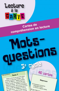Lecture à la carte - Mots-questions 3