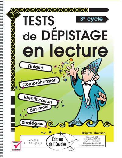 Tests de dépistage en lecture - 3e cycle