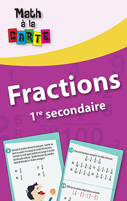 Math à la carte - Fractions 1re secondaire