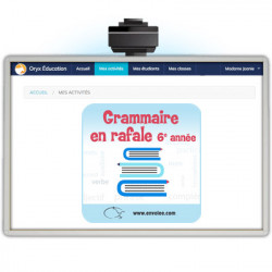ORYX - Grammaire en rafale 6e année