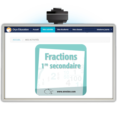 ORYX - Fractions 1re secondaire