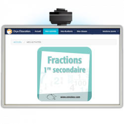 ORYX - Fractions 1re secondaire