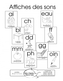Affiches des sons - en PDF