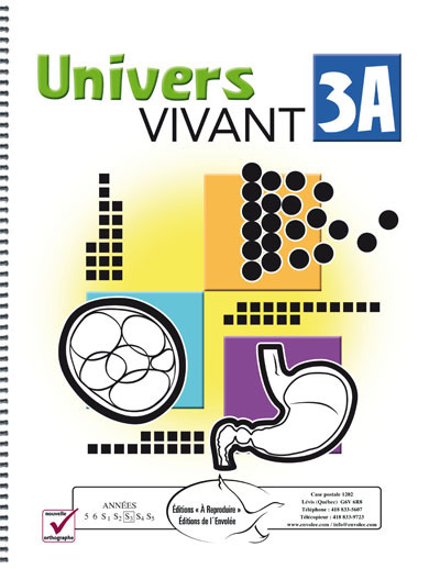 Univers vivant 3A