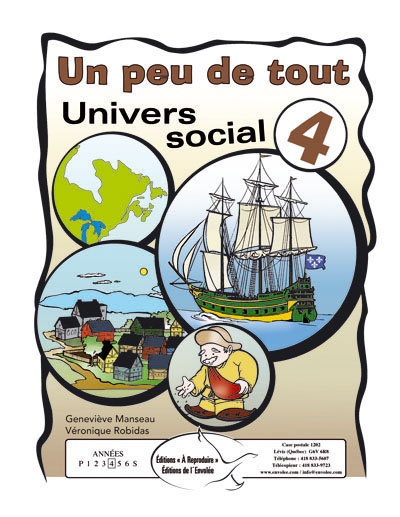 Un peu de tout - Univers social 4 - en PDF