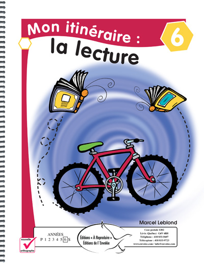 Mon itinéraire : la lecture 6