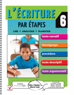 L'écriture par étapes 6