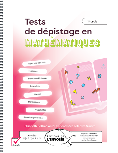 Tests de dépistage en mathématiques 1er cycle