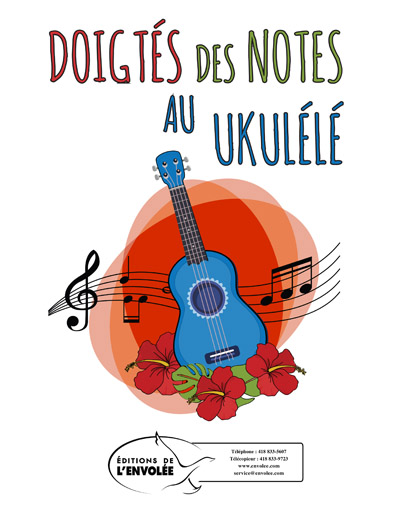 Doigtés des notes au ukulélé