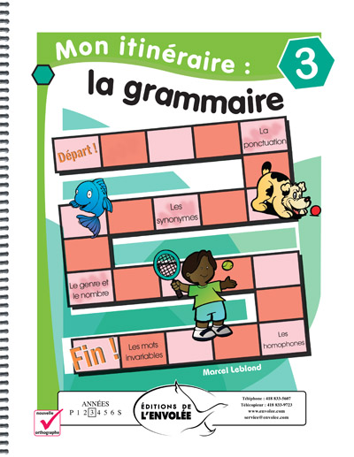 Mon itinéraire : la grammaire 3