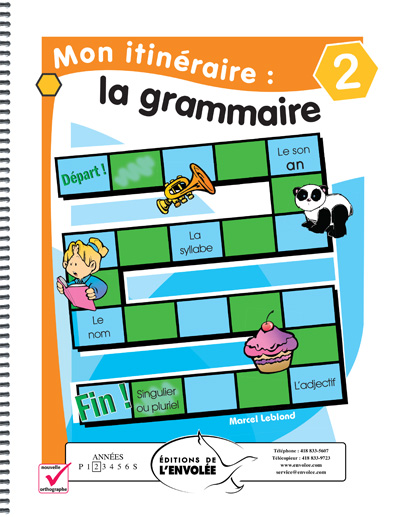 Mon itinéraire : la grammaire 2