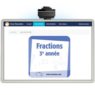 ORYX - Fractions 3e année