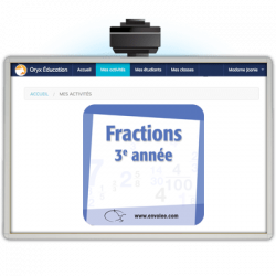 ORYX - Fractions 3e année