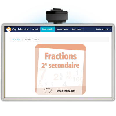ORYX - Fractions 2e secondaire