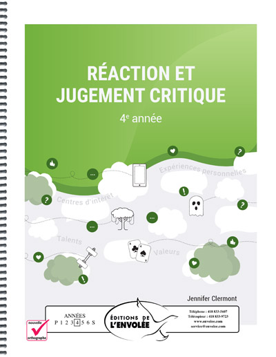 Réaction et jugement critique 4e année