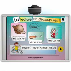La lecture en découpures ! B - Application TNI