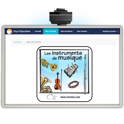ORYX - Les instruments de musique