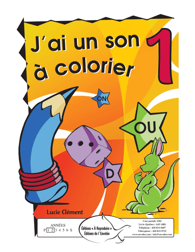 J'ai un son à colorier 1 - en PDF