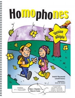Homophones, version allégée