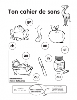 Ton cahier de sons - en PDF