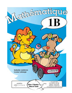 Mathématique 1B - en PDF