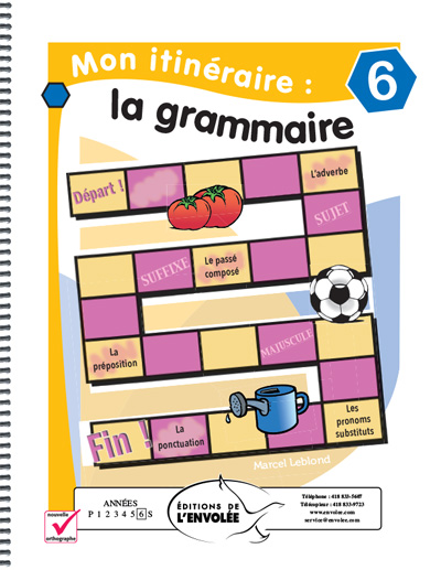 Mon itinéraire : la grammaire 6