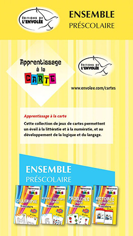Apprentissage à la carte - Ensemble Préscolaire