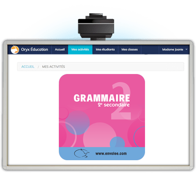 ORYX - Grammaire 2e secondaire