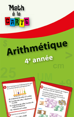 Math à la carte - Arithmétique 4e année