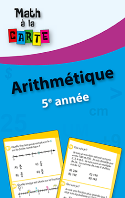 Math à la carte - Arithmétique 5e année