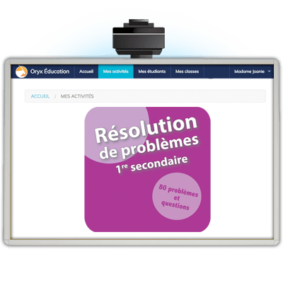 ORYX - Résolution de problèmes 1re secondaire