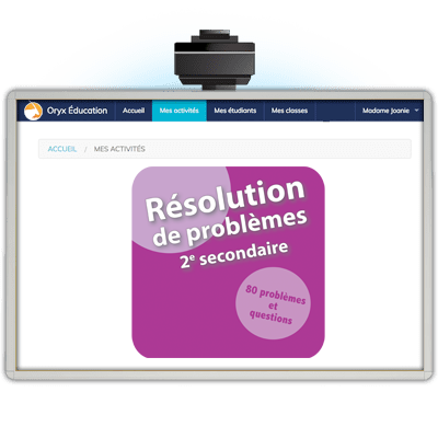 ORYX - Résolution de problèmes 2e secondaire