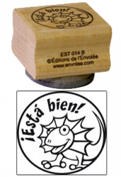 Estampe bois Està bien !