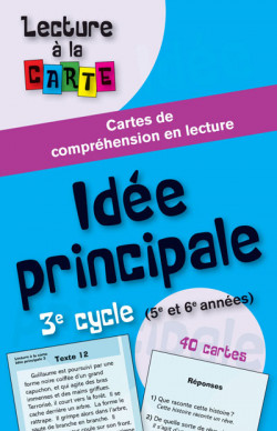 Lecture à la carte - Idée principale 3