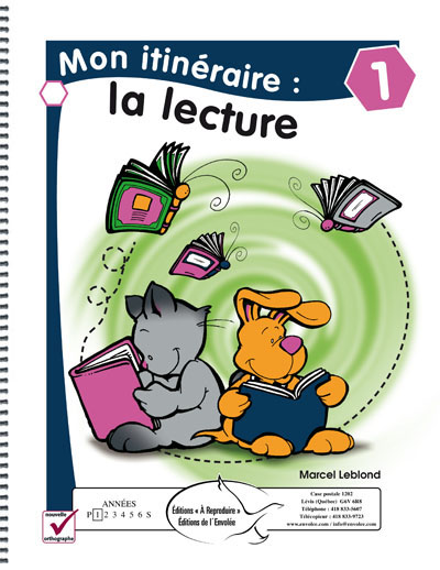 Mon itinéraire : la lecture 1